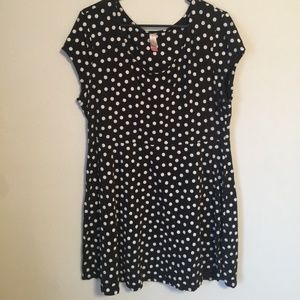 Polka dot mini dress xxl
